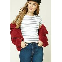 Striped Slub Knit Tee