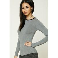 Stretch-Knit Ringer Tee