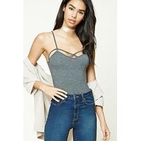 Strappy Slub Knit Cami