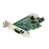 startech 1 port low profile native rs232 pci express serial card with  ...