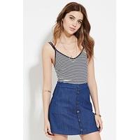 Stripe Cropped Cami