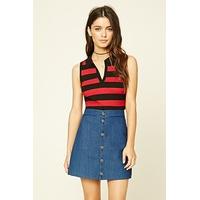Striped Ribbed Knit Top
