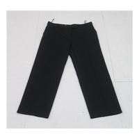 stella mccartney size 10 black tailored trousers