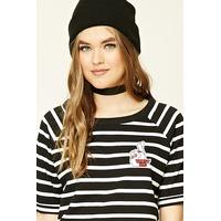 Striped Love Patch Tee