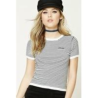 Stripe Sassy Patch KnitTop