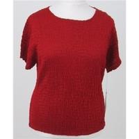 Stitches Australia, size L red short sleeved top