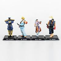 Street Fighter Anime Action Figure 11CM Model Toy Doll Toy(4 Pcs)