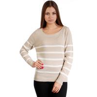 stripy knitted jumper