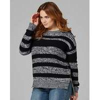 Stripe Jumper with Side Zips