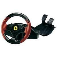 Steering wheel and pedals Thrustmaster Ferrari® Red Legend Edition USB PlayStation® 3, PC Black, Red