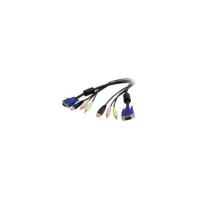 startech vgausbaudio kvm cable 3m