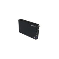StarTech.com Gigabit Ethernet Fiber Media Converter with Open SFP Slot - 1 Port(s) - 1 x Network (RJ-45) - Twisted Pair - 10/100/1000Base-T - 1 x Expa