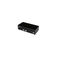 startechcom 2 port usb dvi kvm switch with ddm fast switching technolo ...