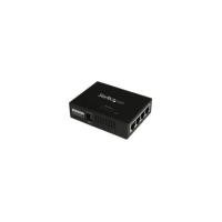 StarTech.com 4 Port Gigabit Midspan - PoE+ Injector - 802.3at and 802.3af - 52 V DC Output - Black