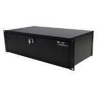 startech 3u 9 inch deep rack mount locking storage drawer