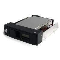 StarTech 5.25 inch Tray less Hot Swap Mobile Rack for 3.5 inch SATA HDD with LCD & Fan