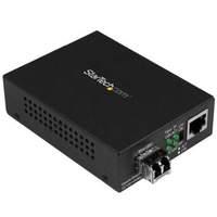 Startech.com 10/100/1000 Mbps Gigabit Ethernet Fiber Media Converter - Compact (550m)