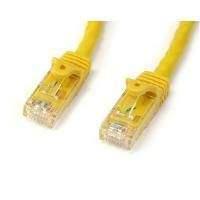 startech yellow gigabit snagless rj45 utp cat6 patch cable patch cord  ...