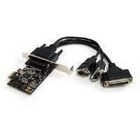 StarTech 2S1P PCI Express Serial Parallel Combo Card with Breakout Cable