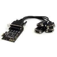 Startech 4 Port Rs232 Pci Express Serial Card With Breakout Cable