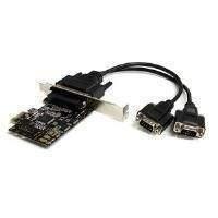 StarTech 2 Port RS232 PCI Express Serial Card with Breakout Cable
