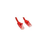 StarTech.com 15 ft Red Snagless Cat6 UTP Patch Cable - Category 6 - 15 ft - 1 x RJ-45 Male Network - 1 x RJ-45 Male Network - Red