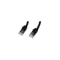 StarTech.com 3m Black Snagless Cat6 UTP Patch Cable - ETL Verified - 1 x RJ-45 Male Network - 1 x RJ-45 Male Network - Gold-plated Contacts - Black