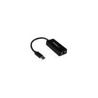StarTech.com USB 3.0 to Gigabit Ethernet Adapter NIC w/ USB Port - Black - USB - 1 Port(s) - 1 x Network (RJ-45) - Twisted Pair