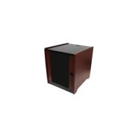 StarTech.com 12U Office Server Cabinet w/ Wood Finish and Casters - 136.40 kg x Maximum Weight Capacity