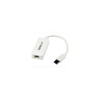StarTech.com USB 3.0 to Gigabit Ethernet Adapter NIC w/ USB Port - White - USB - 1 Port(s) - 1 x Network (RJ-45) - Twisted Pair