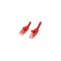 StarTech.com 3m Red Gigabit Snagless RJ45 UTP Cat6 Patch Cable - 3 m Patch Cord - 1 x RJ-45 Male Network - 1 x RJ-45 Male Network - Patch Cable - Gold