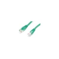 StarTech.com 1 ft Green Molded Cat5e UTP Patch Cable - Category 5e - 1 ft - 1 x RJ-45 Male - 1 x RJ-45 Male - Green