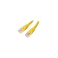 startechcom 10 ft yellow molded cat5e utp patch cable category 5e 10 f ...