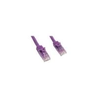 StarTech.com 10 ft Purple Snagless Cat6 UTP Patch Cable - Category 6 - 10 ft - 1 x RJ-45 Male Network - 1 x RJ-45 Male Network - Purple