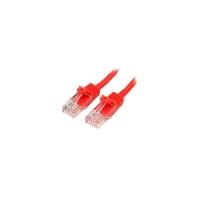 StarTech.com 1 m Red Cat5e Snagless RJ45 UTP Patch Cable - 1m Patch Cord - 1 x RJ-45 Male Network - 1 x RJ-45 Male Network - Patch Cable - Gold Plated
