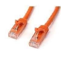 startechcom orange gigabit snagless rj45 utp cat6 patch cable patch co ...