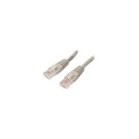 StarTech.com 50 ft Gray Molded Cat5e UTP Patch Cable - Category 5e - 50 ft - 1 x RJ-45 Male - 1 x RJ-45 Male - Gray