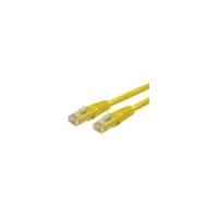 StarTech.com 7 ft Yellow Molded Cat6 UTP Patch Cable - ETL Verified - Category 6 - 7 ft - 1 x RJ-45 Male - 1 x RJ-45 Male - Yellow