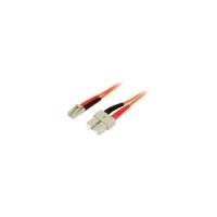 StarTech.com 2m Multimode 50/125 Duplex Fiber Patch Cable LC - SC - 2 x LC Male Network - 2 x SC Male Network