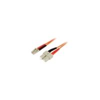 startechcom 3m multimode 625125 duplex fiber patch cable lc sc 2 x lc  ...