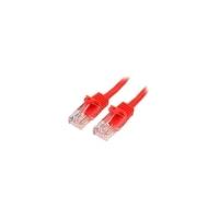 StarTech.com 3 m Red Cat5e Snagless RJ45 UTP Patch Cable - 3m Patch Cord - 1 x RJ-45 Male Network - 1 x RJ-45 Male Network - Patch Cable - Gold-plated