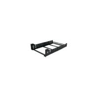 StarTech.com 3U Fixed 19 Adjustable Depth Universal Server Rack Rails - 215lb Load Capacity - Steel - Black