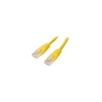 startechcom 2 ft yellow molded cat5e utp patch cable category 5e 2 ft  ...