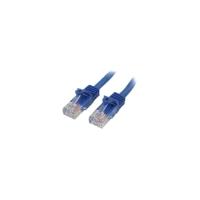 StarTech.com 2 m Blue Cat5e Snagless RJ45 UTP Patch Cable - 2m Patch Cord - 1 x RJ-45 Male Network - 1 x RJ-45 Male Network - Patch Cable - Gold-plate