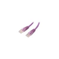 startechcom 15m cat5e purple molded rj45 utp cat 5e patch cable 15 m p ...