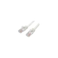StarTech.com 7ft White Snagless Cat5e UTP Patch Cable - Category 5e - 7 ft - 1 x RJ-45 Male Network - 1 x RJ-45 Male Network - White