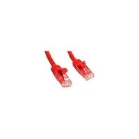 StarTech.com 10 ft Red Snagless Cat6 UTP Patch Cable - Category 6 - 10 ft - 1 x RJ-45 Male Network - 1 x RJ-45 Male Network - Red