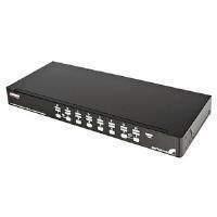 startechcom 16 port 1u rackmount usb ps2 kvm switch with osd pc