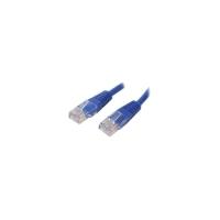 StarTech.com 7ft Blue Molded Cat5e UTP Patch Cable - Category 5e - 7 ft - 1 x RJ-45 Male - 1 x RJ-45 Male - Blue