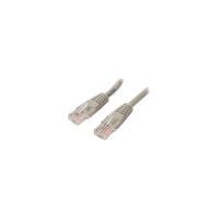StarTech.com 10ft Gray Molded Cat5e UTP Patch Cable - Category 5e - 10 ft - 1 x RJ-45 Male Network - 1 x RJ-45 Male Network - Gray